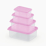 Load image into Gallery viewer, delight container set of 4 PINK
