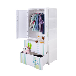 Kideez Wardrobe - Green Flower Print