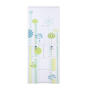 Kideez Wardrobe - Green Flower Print
