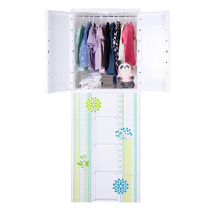 Kideez Wardrobe - Green Flower Print