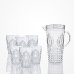 Load image into Gallery viewer, Clear-Jug-10-Jug-with-6 Glass-Phoenix-Homeware

