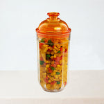 Load image into Gallery viewer, Clear-Airtight-Jar-Large-Amber-Phoenix-Homeware
