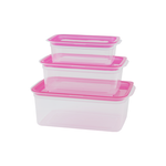 Load image into Gallery viewer, Delight-Smart-Storage-Container-Pack-of-3-Pink-Phoenix-Homeware
