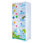 Load image into Gallery viewer, Orchid-Storage-Drawer-5-2-Elephant-Print-White-Phoenix-Homeware
