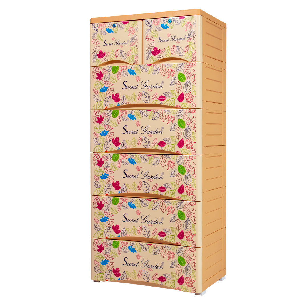 Orchid-Storage-Drawer-5-2-Secret-Garden-Print-Beige-Phoenix-Homeware