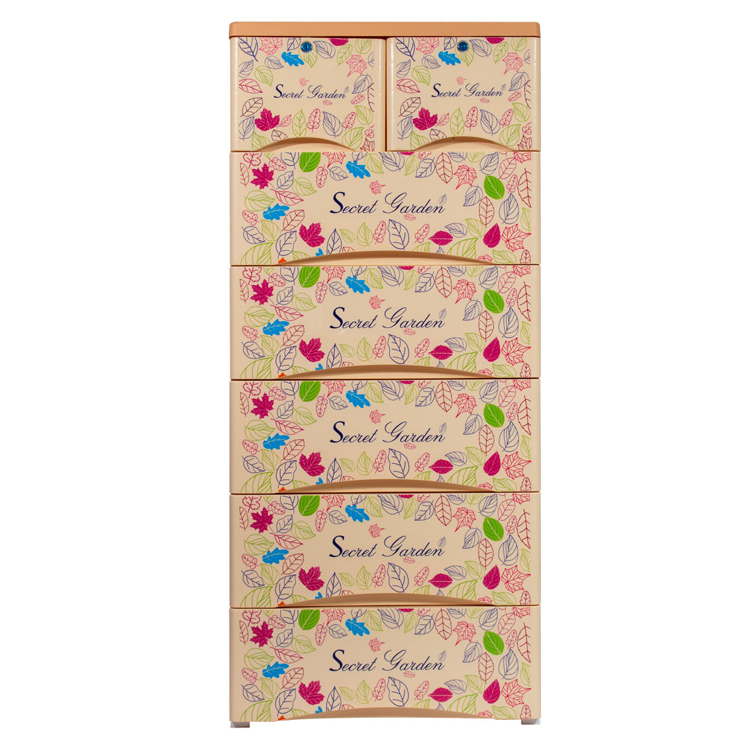 Orchid-Storage-Drawer-5-2-Secret-Garden-Print-Beige-Phoenix-Homeware