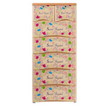 Load image into Gallery viewer, Orchid-Storage-Drawer-5-2-Secret-Garden-Print-Beige-Phoenix-Homeware

