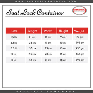Sealand Container Size Guide.pdf Sealock Container – Phoenix Homeware