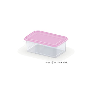 Delight-Storage-Container-1.25L-Pink-Phoenix-Homeware