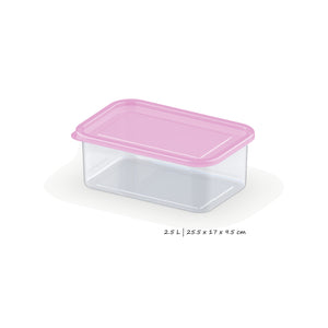 Delight-Storage-Container-2.5L-Pink-Phoenix-Homeware