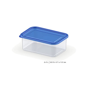 Delight-Storage-Container-2.5L-Blue-Phoenix-Homeware