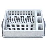 Load image into Gallery viewer, Lace-Dish-Storage-Drainer-Grey-Phoenix-Homeware
