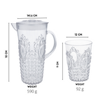 Load image into Gallery viewer, Clear-Jug-10-Size-Chart-Phoenix-Homeware
